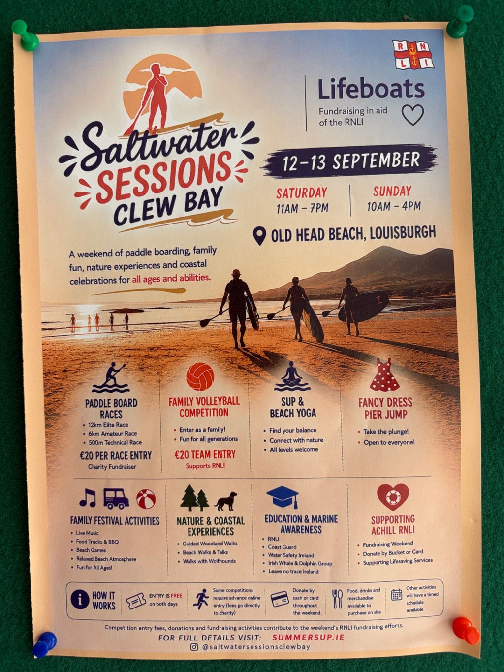 Saltwater Sessions Clew Bay in Old Head Beach